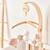 Mobile musical fanfan Beige, blanc, rose 3 - vertbaudet enfant 