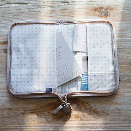 Protège Carnet de Santé Bébé en Polyester Recyclé Bleu 3 - vertbaudet enfant 