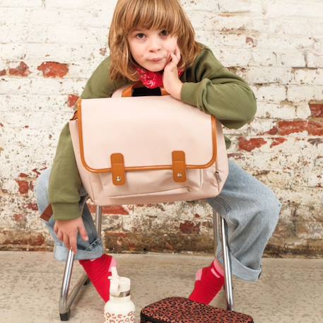 Cartable a4 primaire beige (38 cm) Beige, marron 5 - vertbaudet enfant 