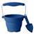Seau pliable en silicone avec truelle – jouet de jardin et de plage souple et coloré bleu pastel+Light dusty purple+Midnight blue+Sage green+Vert menthe 7 - vertbaudet enfant 