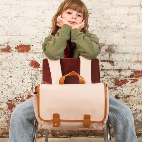 Cartable a4 primaire beige (38 cm) Beige, marron 4 - vertbaudet enfant 