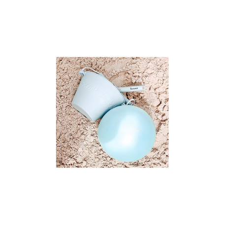 Seau de plage en silicone souple Bleu+Bleu gris+Blue+Dark moss green+Grey+Gris+Mint+Mustard+Orange+Petrol blue+Purple+Red+Rose+Rouge cerise+Sage green+Violet 9 - vertbaudet enfant 