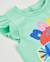 T-shirt en maille pour fille avec volants aux manches Vert 3 - vertbaudet enfant 