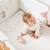 Tour de lit fanfan (pour lits 60 x 120 et 70 x 140 cm) Blanc, beige, rose 3 - vertbaudet enfant 