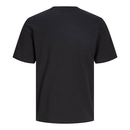 T-shirt garçon manches courtes blakevin Blanc+Noir 4 - vertbaudet enfant 