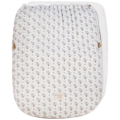 Chancelière été botton fleurs Beige 3 - vertbaudet enfant 