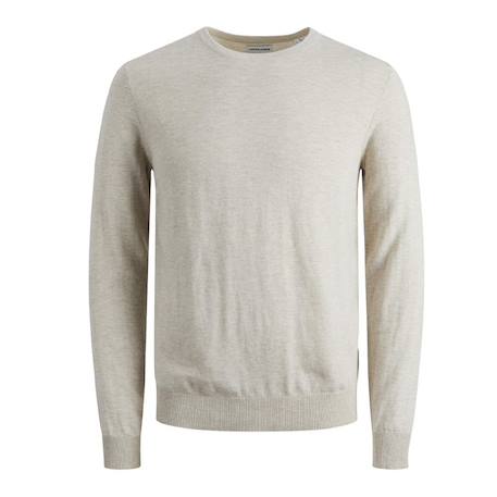 Pull garçon knit neck Beige+Marine+Noir 2 - vertbaudet enfant 