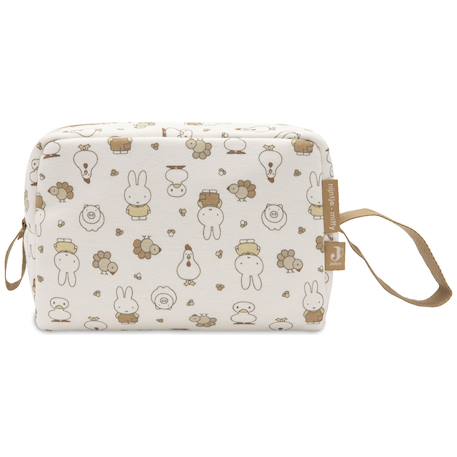 Trousse de toilette miffy family farm Ecru, marron, jaune 2 - vertbaudet enfant 