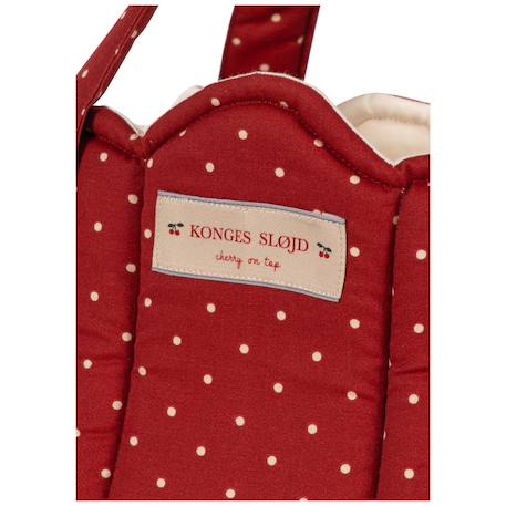 Couffin pour poupée fraise à pois Rouge, blanc 3 - vertbaudet enfant 