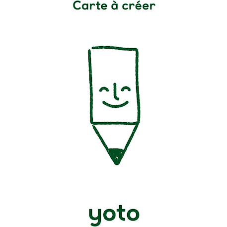 Pack de 10 cartes à créer Orange, blanc 2 - vertbaudet enfant 