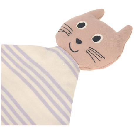 Doudou plat animalier Beige+Lila+Vert 10 - vertbaudet enfant 