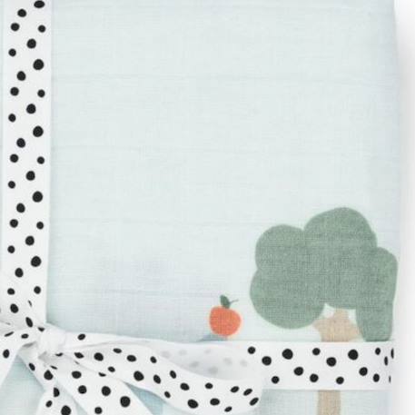 Maxi lange tiny farm sable (120x120 cm) Bleu+Sable 2 - vertbaudet enfant 