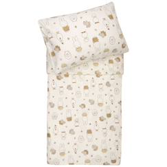 Linge de maison et décoration-Linge de lit enfant-Housse de couette-Housse de couette + taie d'oreiller miffy family farm (100 x 140 cm)
