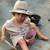 Seau de plage en silicone souple Bleu+Bleu gris+Blue+Dark moss green+Grey+Gris+Mint+Mustard+Orange+Petrol blue+Purple+Red+Rose+Rouge cerise+Sage green+Violet 3 - vertbaudet enfant 