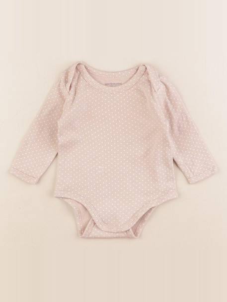 Body - 6 mois Blanc, marron 1 - vertbaudet enfant 