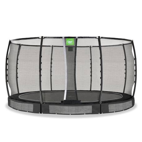 Trampoline semi-enterré ø427cm protection pieds et filet premium Noir 1 - vertbaudet enfant 