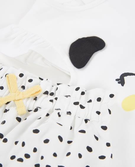 Ensemble en tricot pour nouveau-né avec imprimé taches Blanc 6 - vertbaudet enfant 