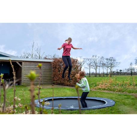 Trampoline de  enterré au ras du sol ø366cm Noir 2 - vertbaudet enfant 