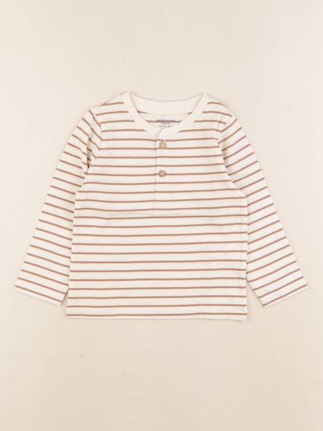 Tee-shirt - 18 mois Beige, marron 1 - vertbaudet enfant 