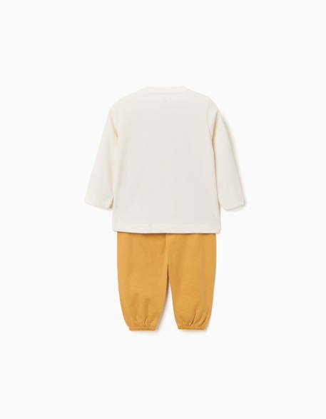 Pyjama à manches longues avec imprimé de voitures de course Blanc 2 - vertbaudet enfant 