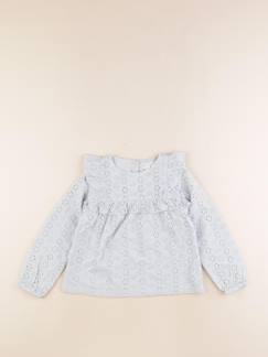 Seconde main-Fille-Chemise, blouse-Blouse coton - 6 ans