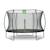 Trampoline silhouette ø305cm Noir+Rose+Vert 1 - vertbaudet enfant 