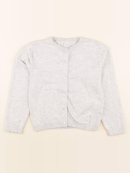 Gilet - 7 ans Gris 1 - vertbaudet enfant 