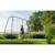 Balançoire double avec barre fixe pour jardin enfant Noir 2 - vertbaudet enfant 