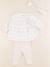 Ensemble - 1 mois Blanc, rose 1 - vertbaudet enfant 