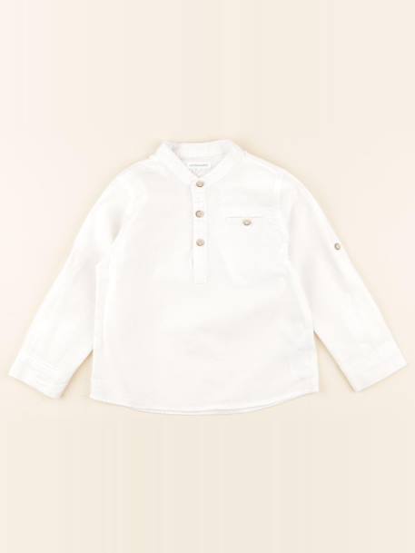 Chemise - 4 ans Blanc 1 - vertbaudet enfant 