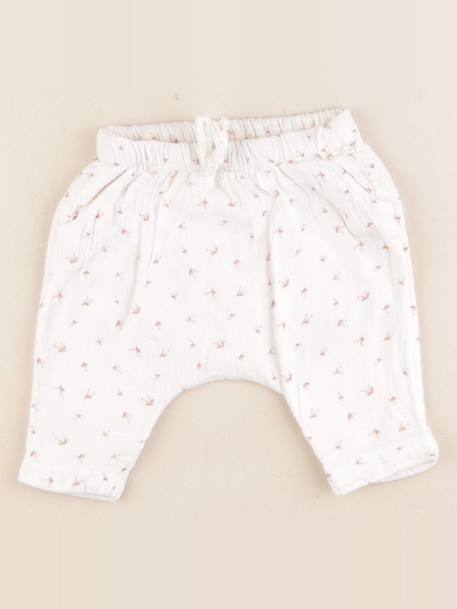 Pantalon doublé - 1 mois Blanc 1 - vertbaudet enfant 