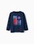 T-shirt en coton à manches longues et imprimé spider-man Bleu foncé 1 - vertbaudet enfant 