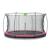 Trampoline enterré rond ø366cm avec filet de sécurité Noir+Rose+Vert 7 - vertbaudet enfant 