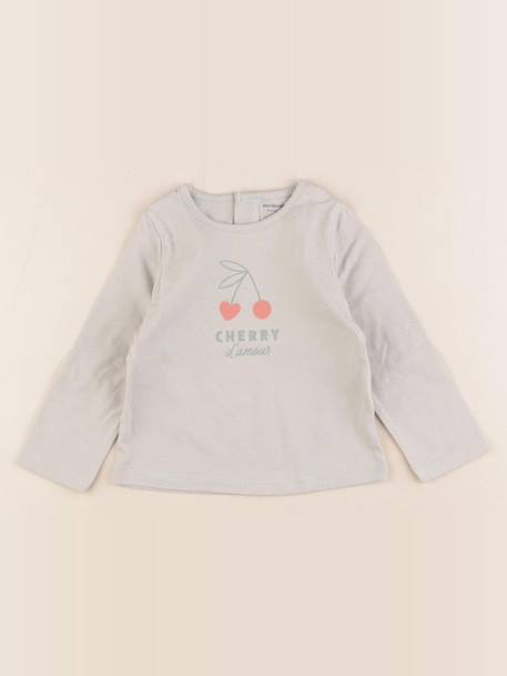 Tee-shirt - 9 mois Vert 1 - vertbaudet enfant 