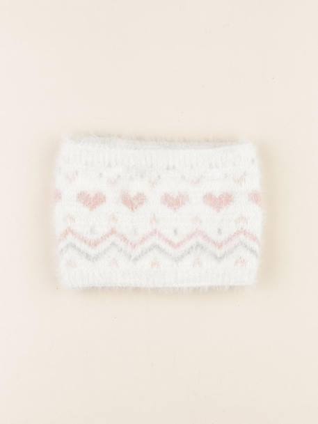Tour de cou - 12/18 mois Blanc, rose 1 - vertbaudet enfant 