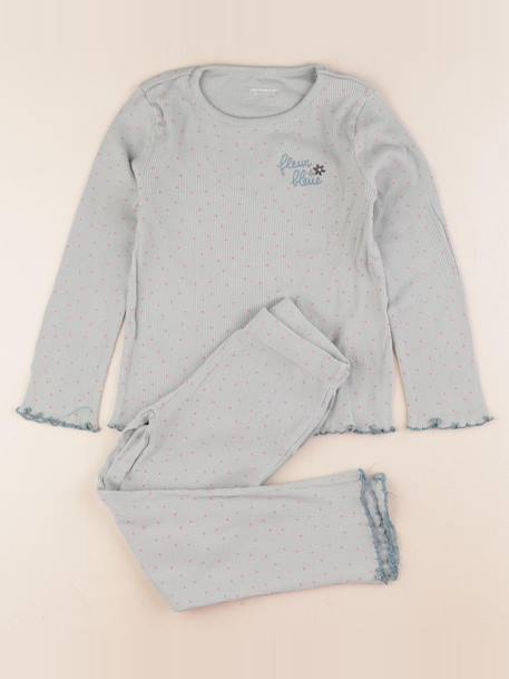 Pyjama coton - 6 ans Rose, vert 1 - vertbaudet enfant 