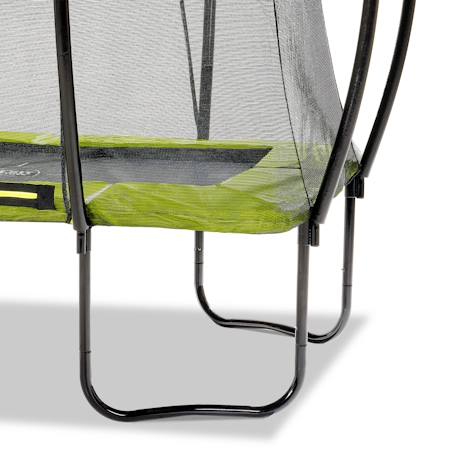 Trampoline silhouette 153x214cm Noir+Rose+Vert 17 - vertbaudet enfant 