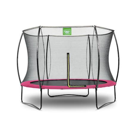 Trampoline silhouette ø244cm Noir+Rose+Vert 7 - vertbaudet enfant 