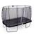 Trampoline elegant de 214x366cm Noir+Vert 2 - vertbaudet enfant 