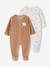 Lot de 2 dors-bien bébé ouverture devant cappuccino+rose pâle+vert sauge 8 - vertbaudet enfant 