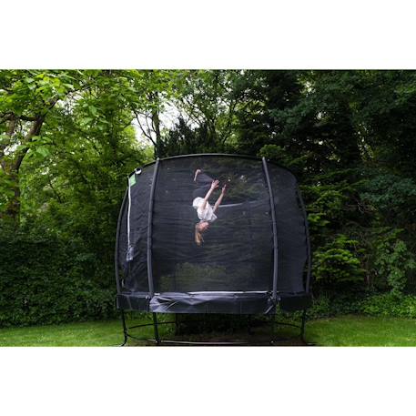 Trampoline lotus premium ø427cm Noir+Vert 4 - vertbaudet enfant 