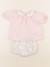 Ensemble - 6 mois Blanc, rose 1 - vertbaudet enfant 