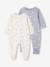 Lot de 2 dors-bien bébé ouverture dos bleu ciel 1 - vertbaudet enfant 