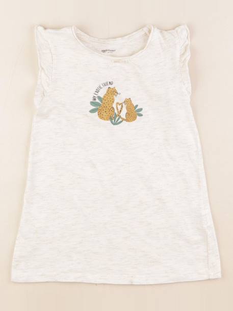Chemise de nuit coton - 3 ans Beige, or 1 - vertbaudet enfant 