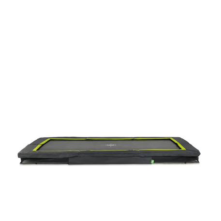 Trampoline enterré rectangulaire 244x366cm Noir+Rose+Vert 1 - vertbaudet enfant 