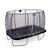 Trampoline elegant premium de 214x366cm Noir+Vert 2 - vertbaudet enfant 