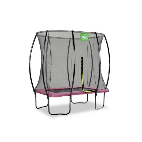 Trampoline silhouette 153x214cm Noir+Rose+Vert 8 - vertbaudet enfant 
