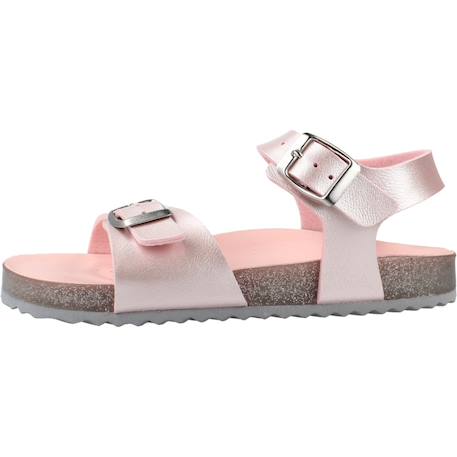 Sandales à brides Argent rose+Rose c0514 8 - vertbaudet enfant 