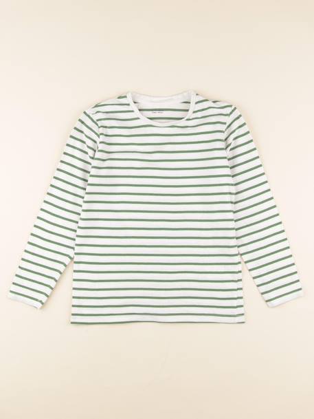 Tee-shirt - 10 ans Blanc, vert 1 - vertbaudet enfant 