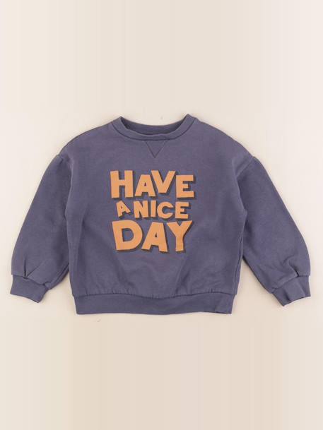 Sweat - 4 ans Violet 1 - vertbaudet enfant 